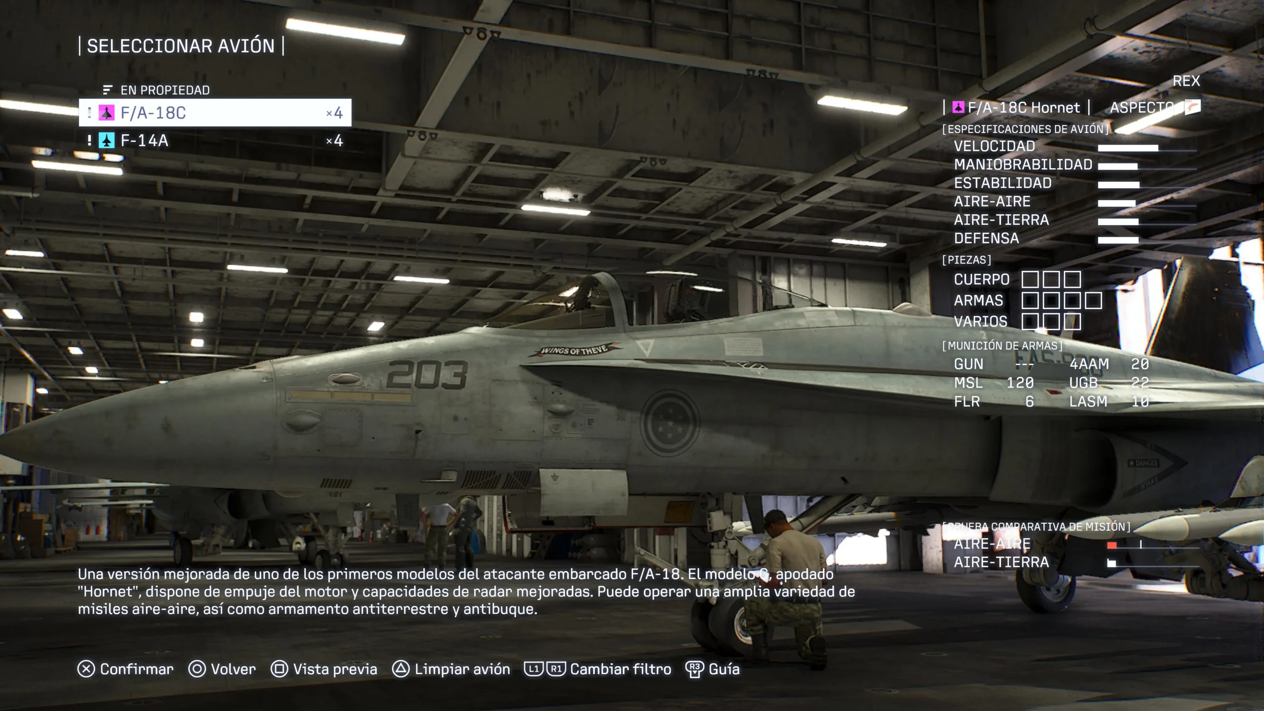 Análisis Ace Combat 8: Wings Of Theve en PS5 42 Análisis de Ace Combat 8: Wings Of Theve - F/A-18