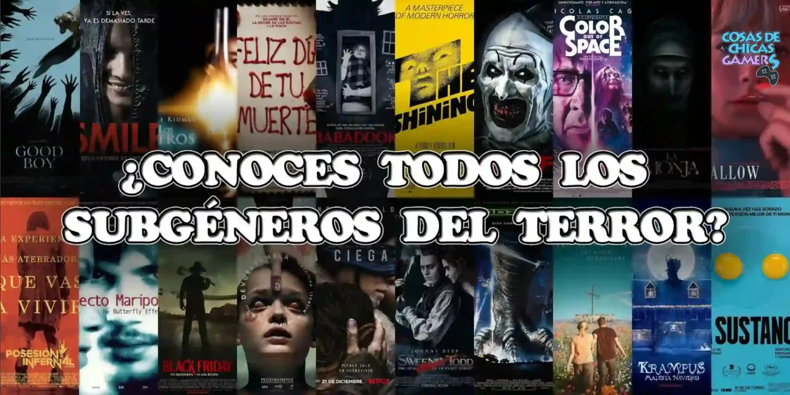 ¿Qué ver en Halloween? Descubre los 23 subgéneros principales del terror Halloween: Subgéneros de cine de terror