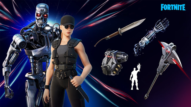 Skin t-800 y Sarah Connor Skin t-800 y Sarah Connor